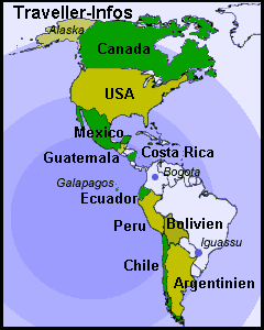 Traveller-Infos f&uuml;r Amerika (12K)