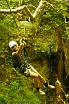 Richard bei der Canopy Tour (10K)