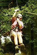 Ursula bei der Canopy Tour (9K)