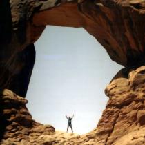 Richard im Arches National Park