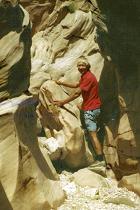Richard im Little Wild Horse Canyon