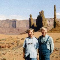 Ursula & Richard im Monument Valley