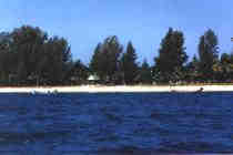 Das Meer vor Dream Beach Bungalows
