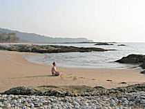 Gymnastic on Beach