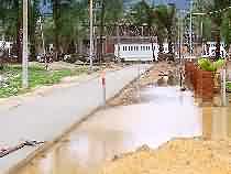 Neue Strandstrasse am Bang Niang Beach