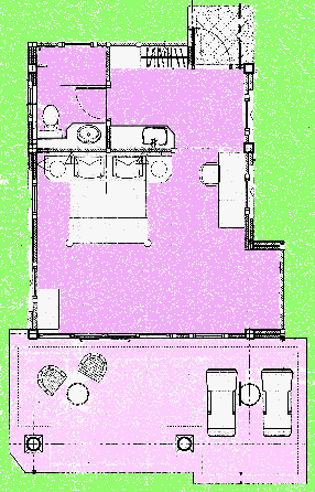 Plan von Bungalow A1 (19K)