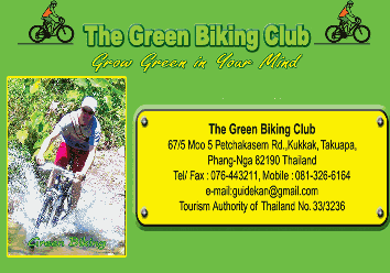 The Green Biking Club, Khao Lak