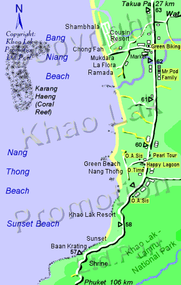 Khao Lak: Tour Shops und Reisebüros (26K)