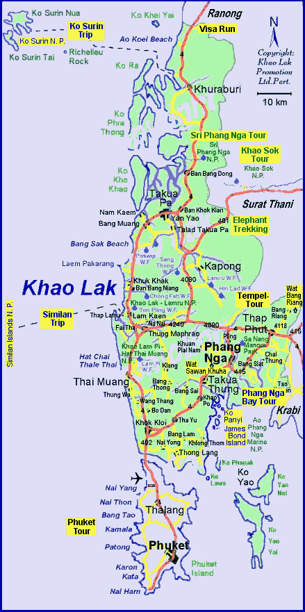 Tours around Phang Nga Province (52K)